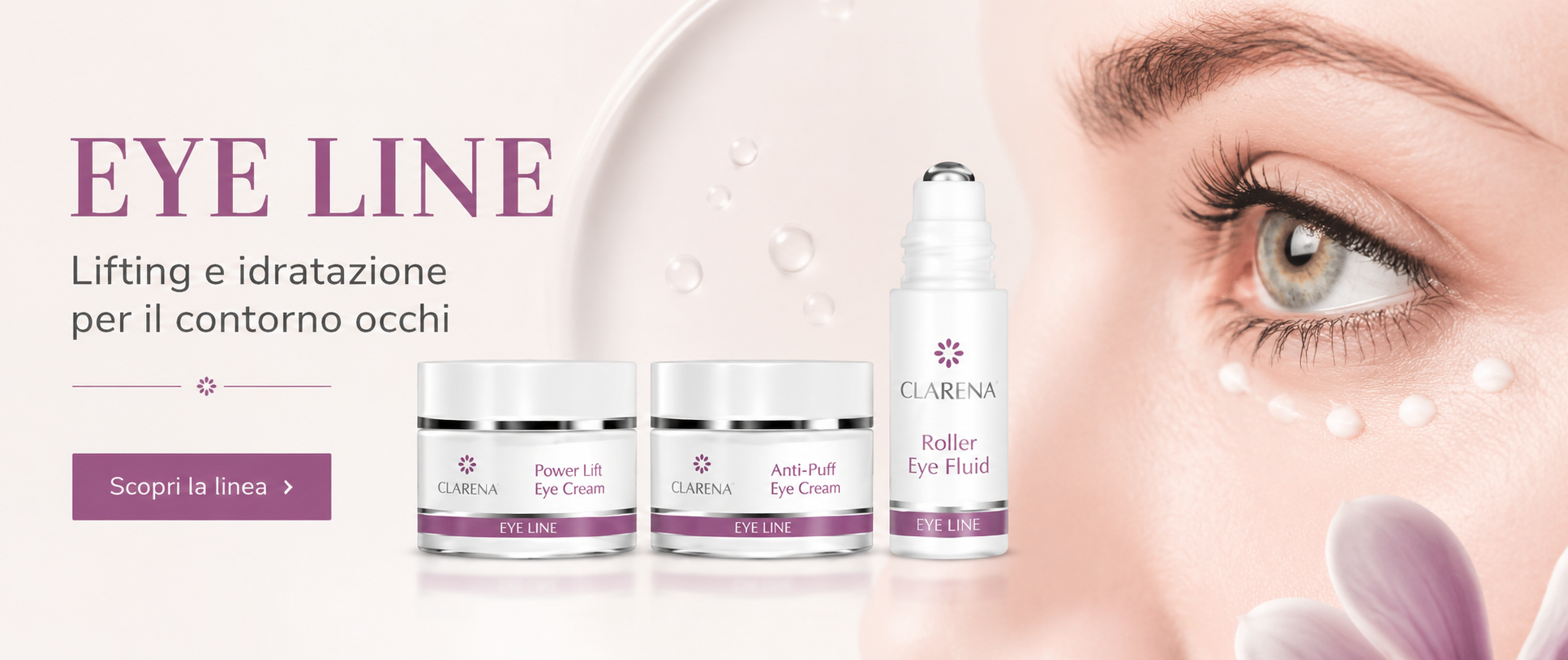 Clarena Eye Line - Lifting e idratazione per il contorno occhi
